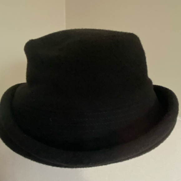 Eddie Bauer Mens Wool Blend Black Roll Rim Casual Hat - Picture 3 of 13